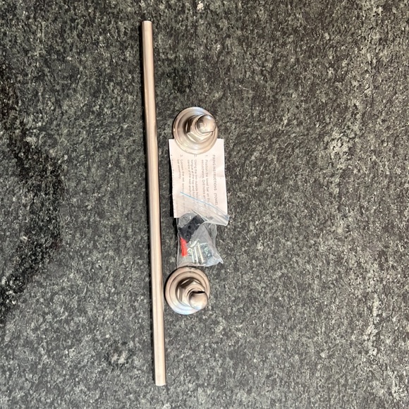 Rohl 18" "Country" Towel Bar in Satin Nickel - Picture 5 of 7